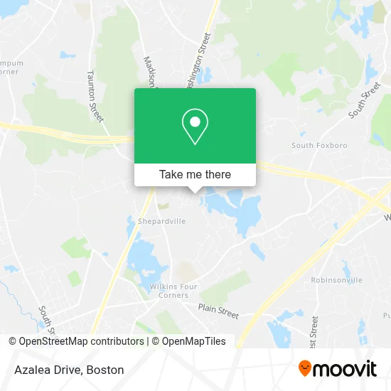 Azalea Drive map