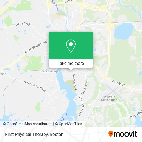 First Physical Therapy map
