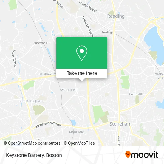 Keystone Battery map