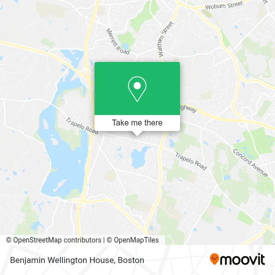Benjamin Wellington House map