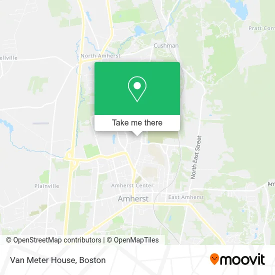 Van Meter House map