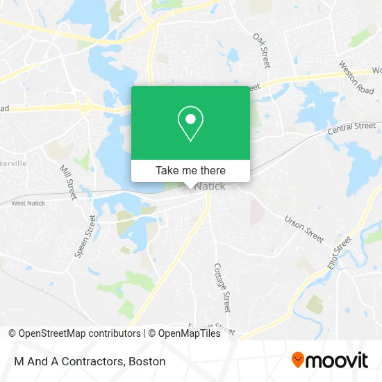 M And A Contractors map