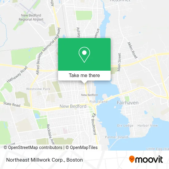 Northeast Millwork Corp. map