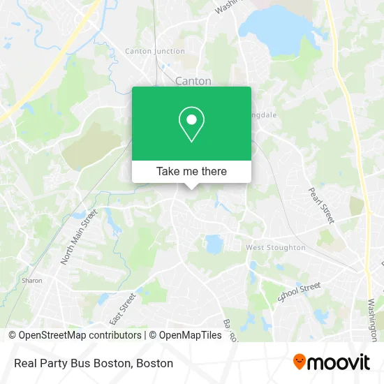 Real Party Bus Boston map