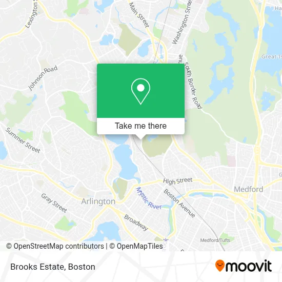 Brooks Estate map