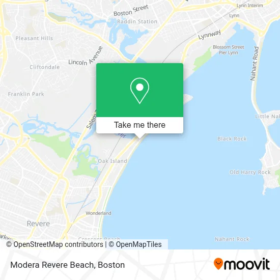 Modera Revere Beach map