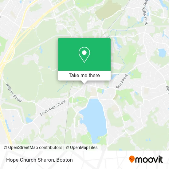Hope Church Sharon map