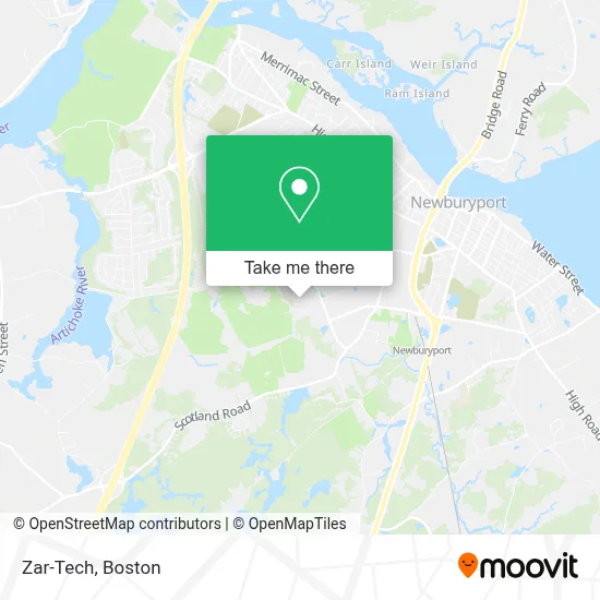 Zar-Tech map