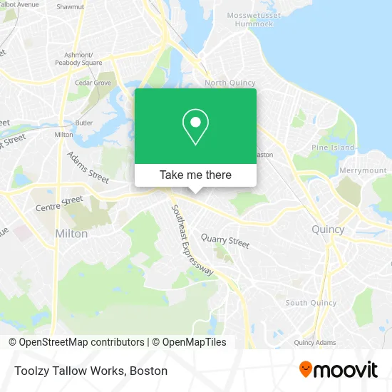 Toolzy Tallow Works map