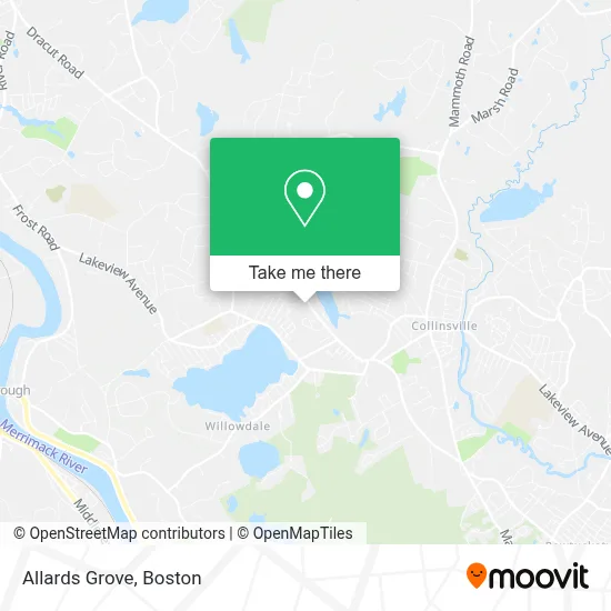 Allards Grove map