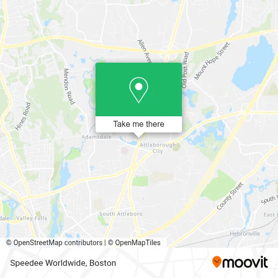 Speedee Worldwide map