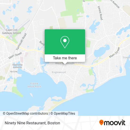 Ninety Nine Restaurant map