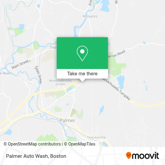 Palmer Auto Wash map