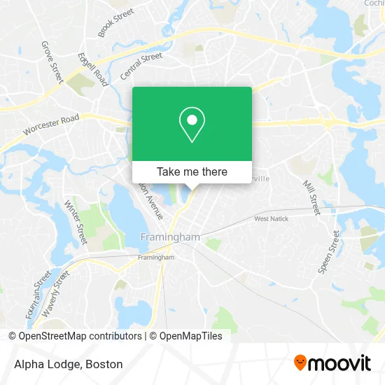Alpha Lodge map
