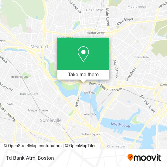 Td Bank Atm map