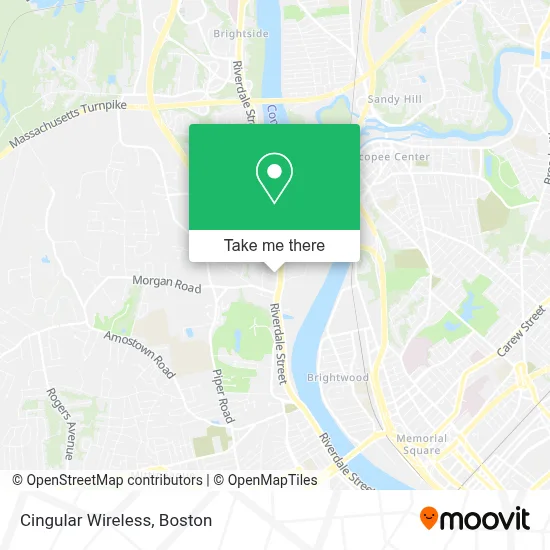 Cingular Wireless map