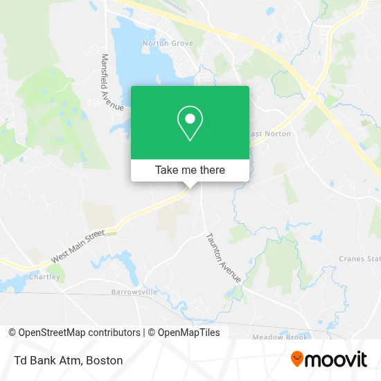 Td Bank Atm map