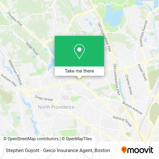 Stephen Guyott - Geico Insurance Agent map