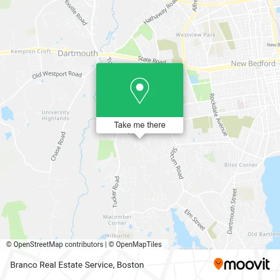 Branco Real Estate Service map