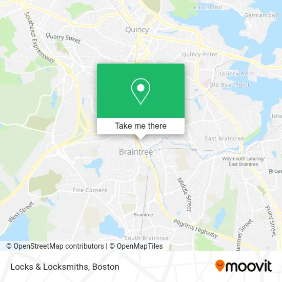 Locks & Locksmiths map