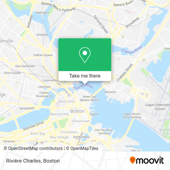 Rivière Charles map