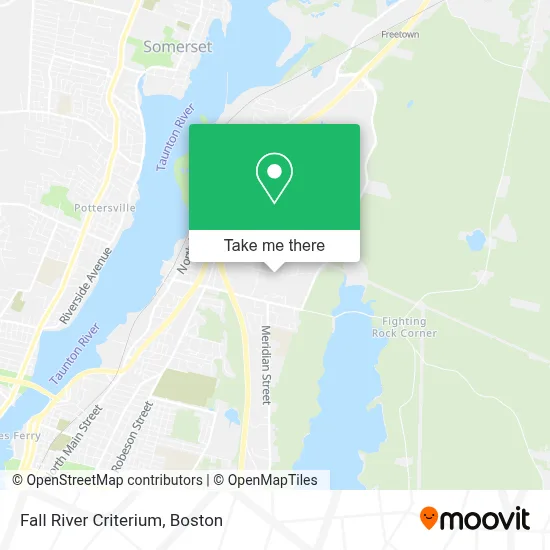 Fall River Criterium map