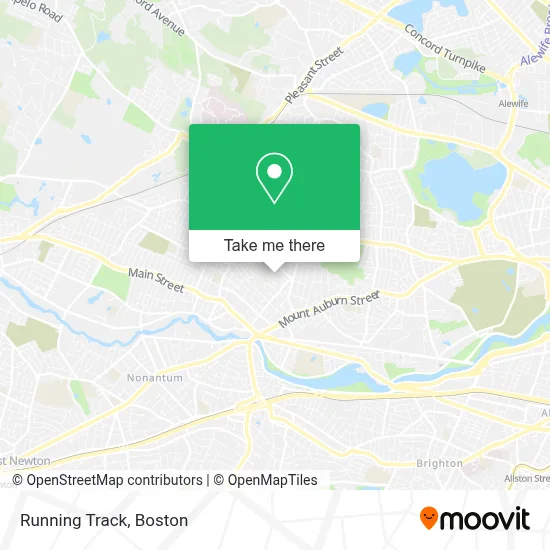 Running Track map