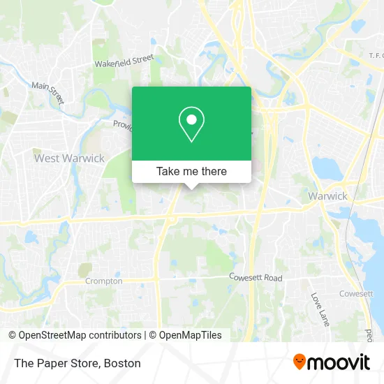 The Paper Store map