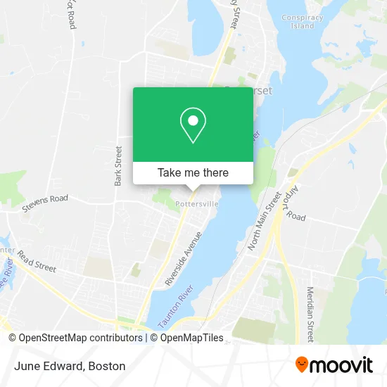 June Edward map