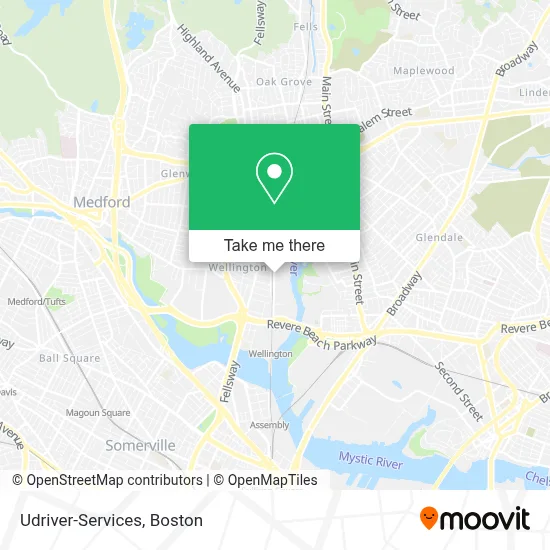 Udriver-Services map