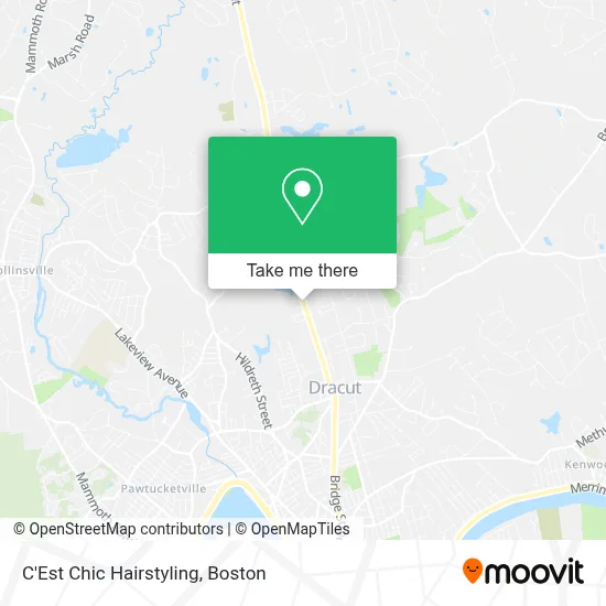 C'Est Chic Hairstyling map