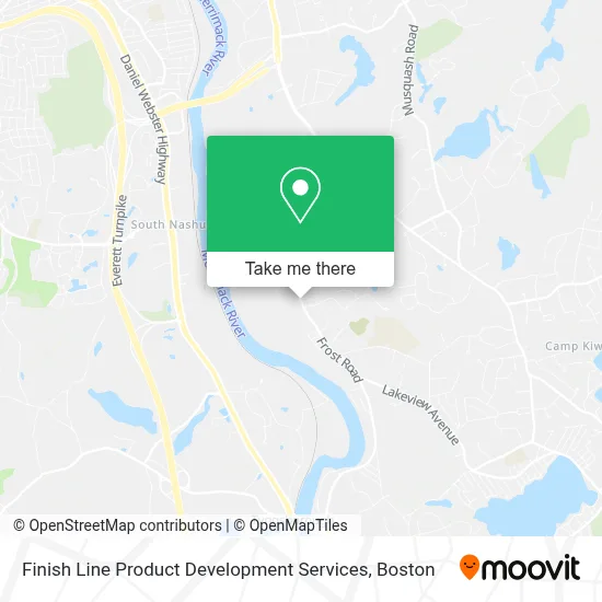 Finish Line Product Development Services map