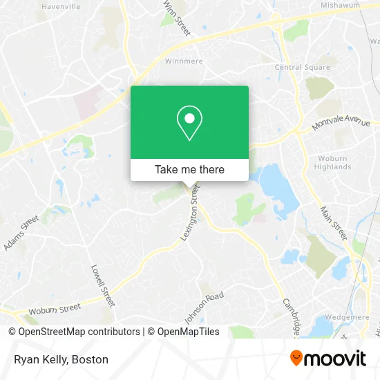 Ryan Kelly map