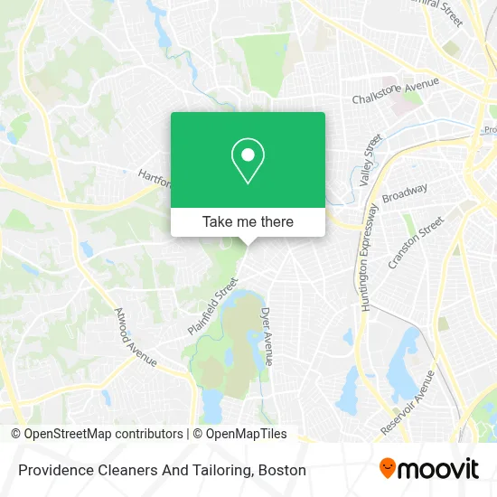 Providence Cleaners And Tailoring map