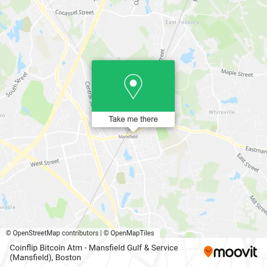 Coinflip Bitcoin Atm - Mansfield Gulf & Service map