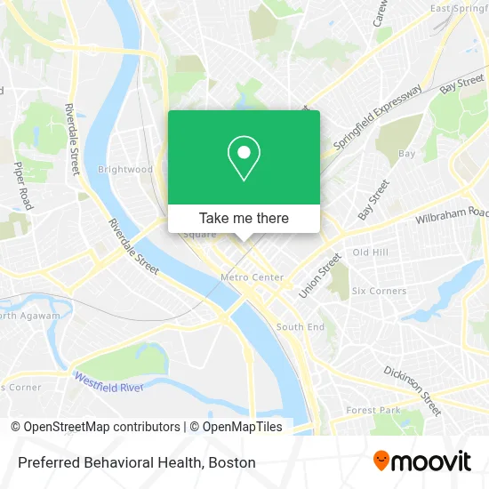 Preferred Behavioral Health map