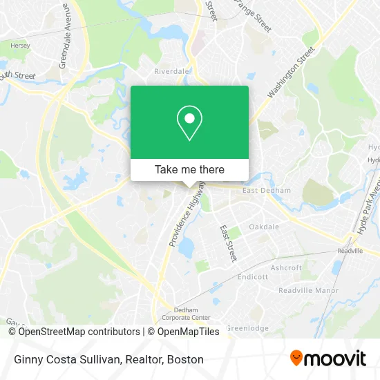 Ginny Costa Sullivan, Realtor map
