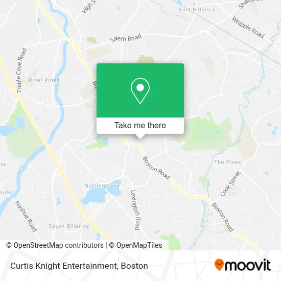 Curtis Knight Entertainment map
