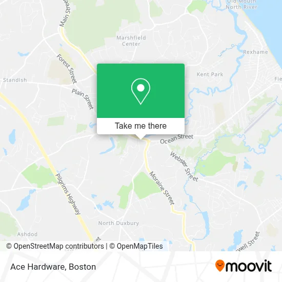 Ace Hardware map