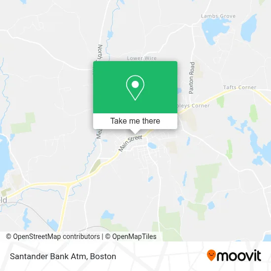 Santander Bank Atm map