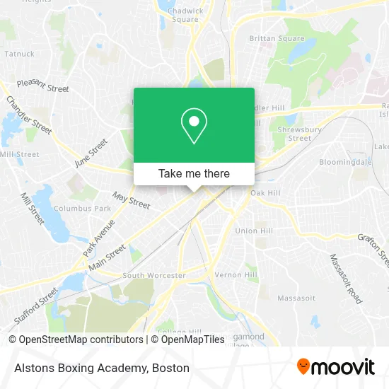 Alstons Boxing Academy map