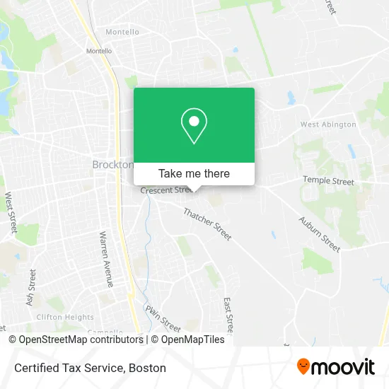 Certified Tax Service map