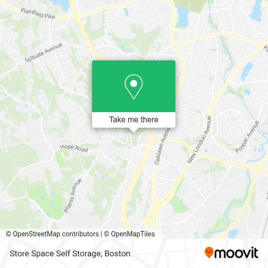Store Space Self Storage map