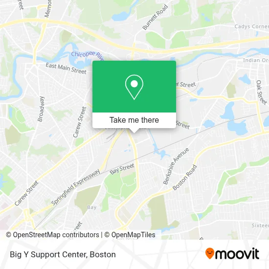 Big Y Support Center map