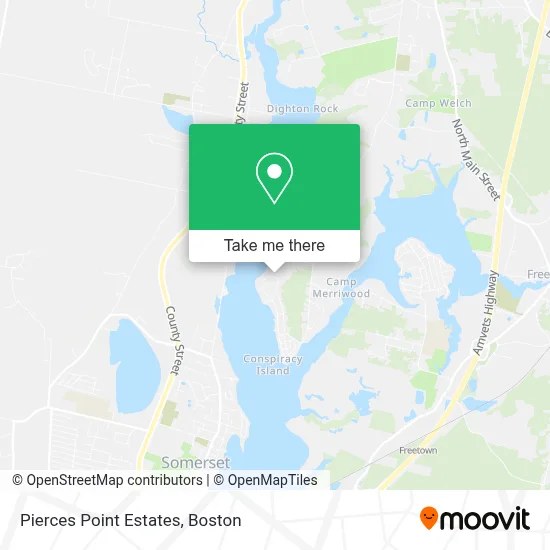 Pierces Point Estates map