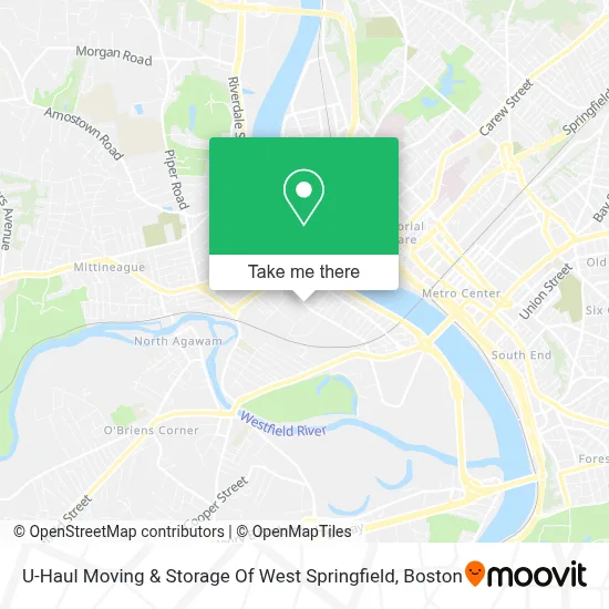 U-Haul Moving & Storage Of West Springfield map