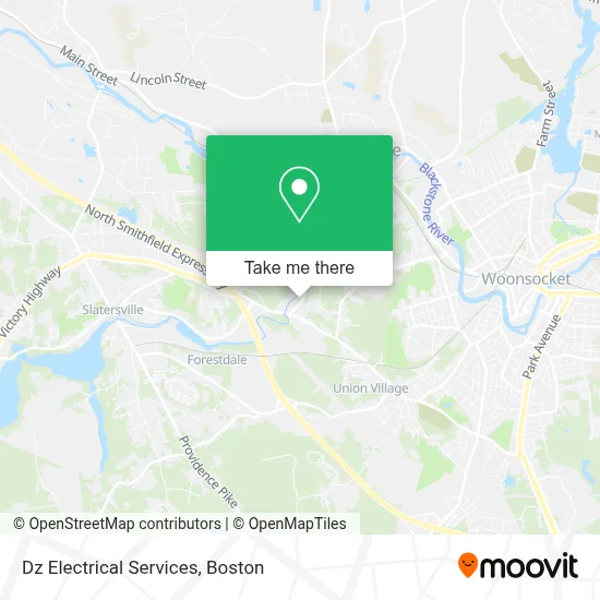 Dz Electrical Services map