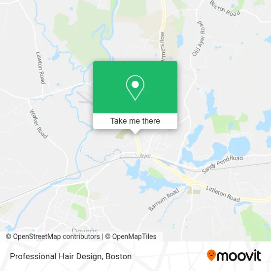 Professional Hair Design map