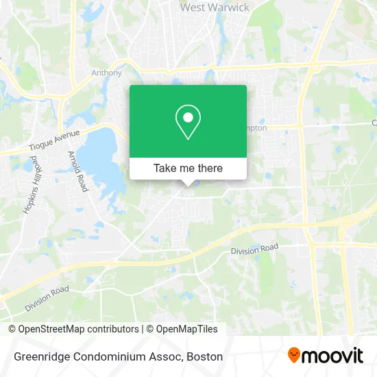 Greenridge Condominium Assoc map