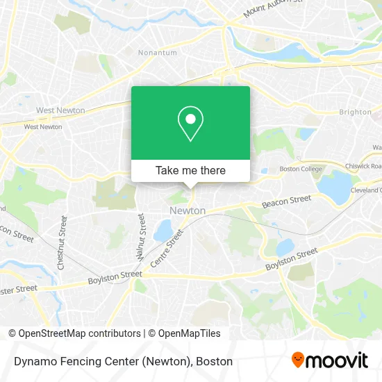 Dynamo Fencing Center (Newton) map